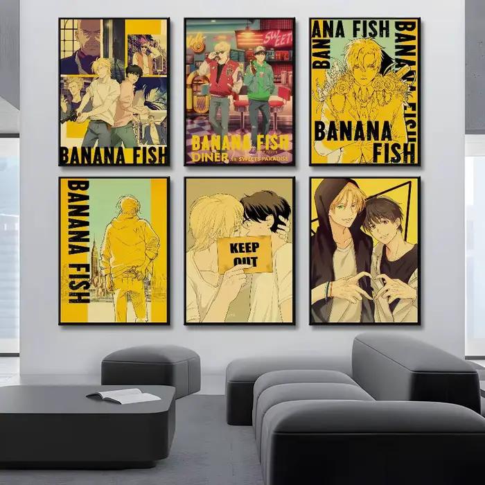 Affiche de poisson b-banane Anime