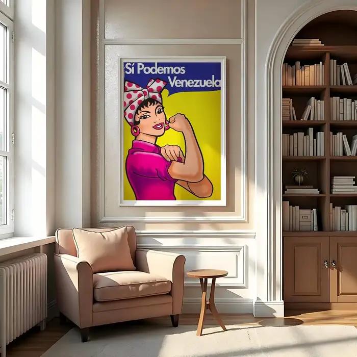 Affiche d'art esthétique Venezuela