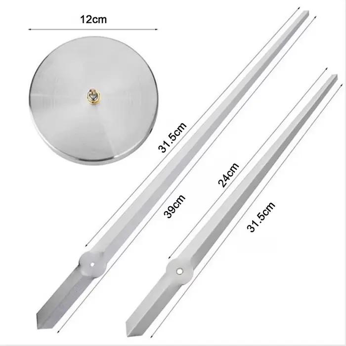 Grande taille pour horloge murale 3D moderne décor à la maison bref bricolage