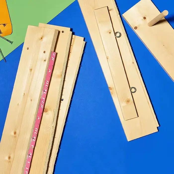 Cadre exécutif Lea de touffetage en bois pour utilisation avec des pistolets à touffeter