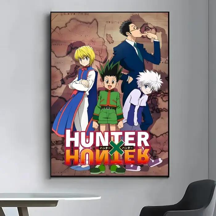 Affiche Anime Hunter X Hunter, autocollants haute définition, adaptés à la chambre à coucher, au salon, à la décoration de la maison