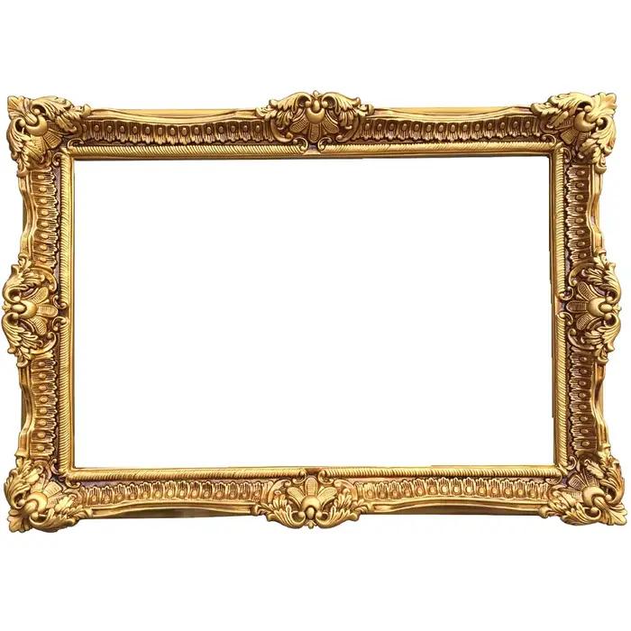Cadre de peinture à l'huile rétro européen