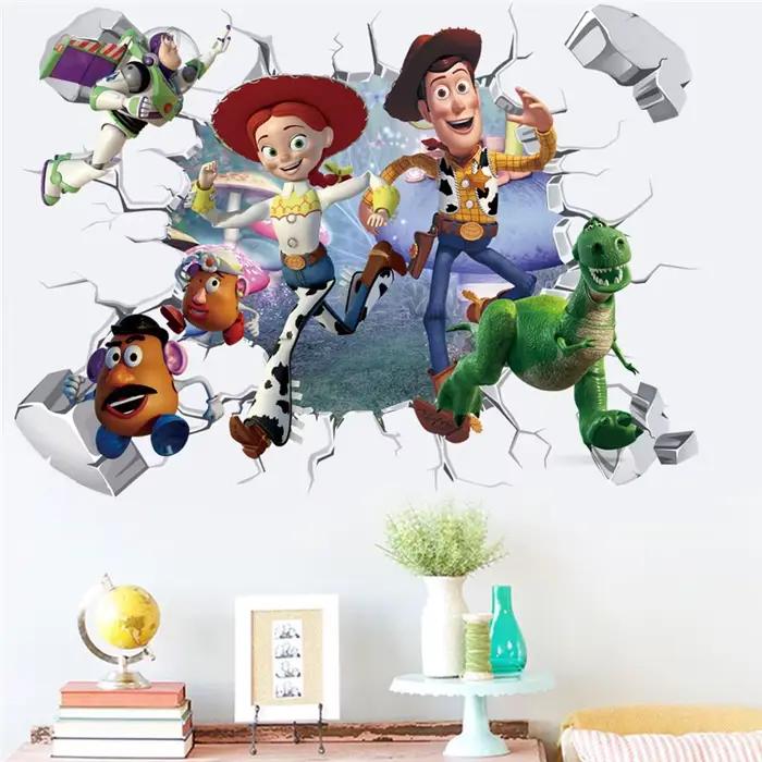 Autocollants muraux de dessin animé Toy Story
