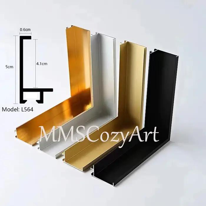 Cadre de peinture à l'huile sur toile en alliage d'aluminium