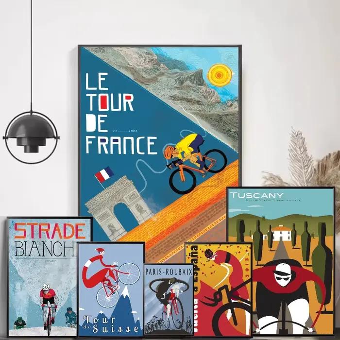 Affiche de vélo Vintage