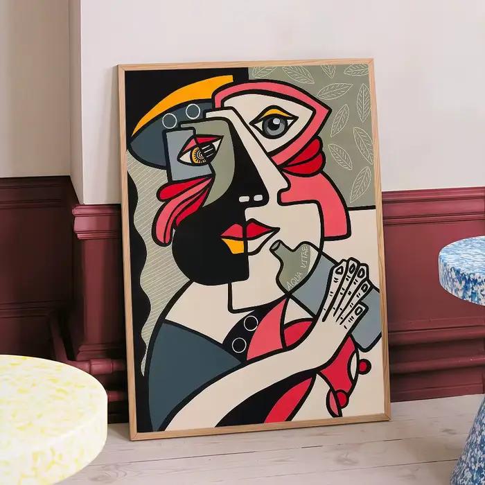 Affiches de film classique d'art Picasso abstrait, affiche de qualité HD, peinture artistique murale, étude, décoration nordique pour la maison
