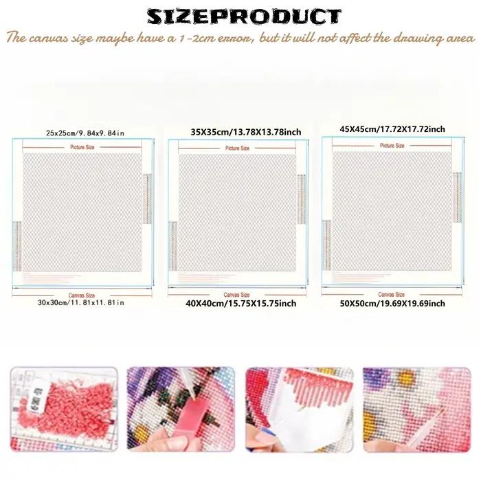 Peinture Diamant DIY Décoration Murale Cadeau, Art Graffiti Multicolore Effet Vapeur de Sucre Arc-en-ciel avec Plusieurs Crânes sur Fond Noir
