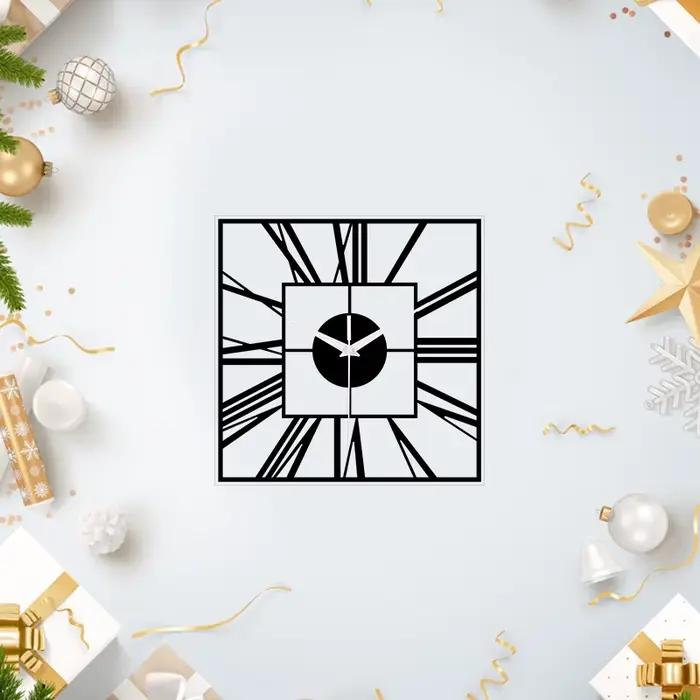 Horloge murale ronde en chiffre romain