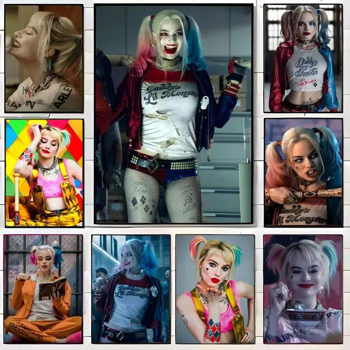 Affiche murale H-Harley Quinn