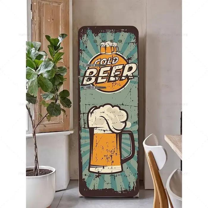 Affiche de bière rétro