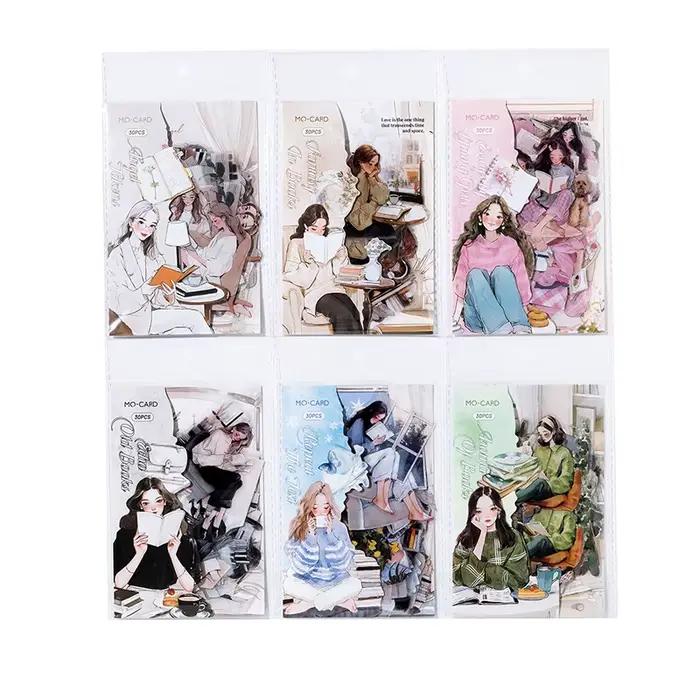Autocollant de personnage de dessin animé créatif Vintage