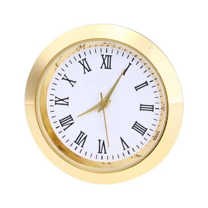 Horloge ronde à mouvement à Quartz 270F, insertion de tête, horloge classique artisanale