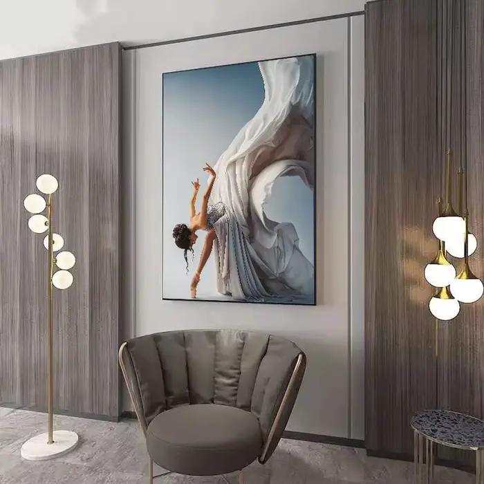 Peinture sur toile moderne pour danseuse de Ballet