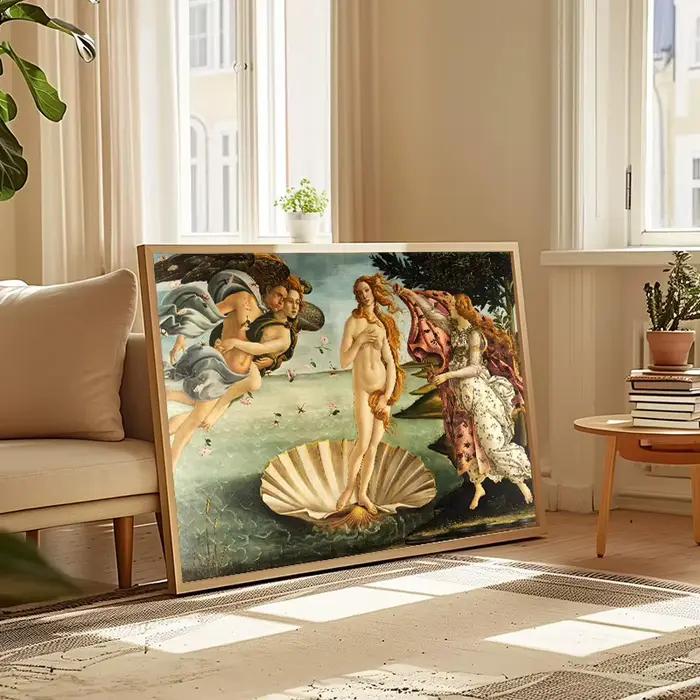 Affiches et impressions sur toile de la célèbre peinture classique vintage La balançoire Naissance de Vénus