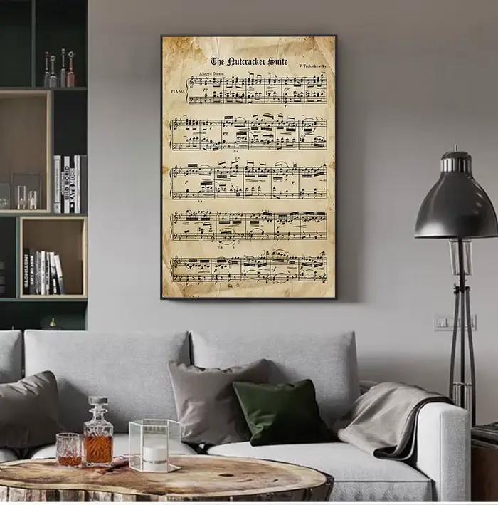 Affiche et impression de partitions Vintage casse-noisette