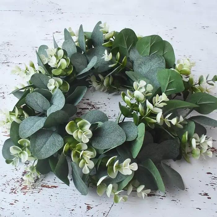 Couronne d'eucalyptus plantes artificielles