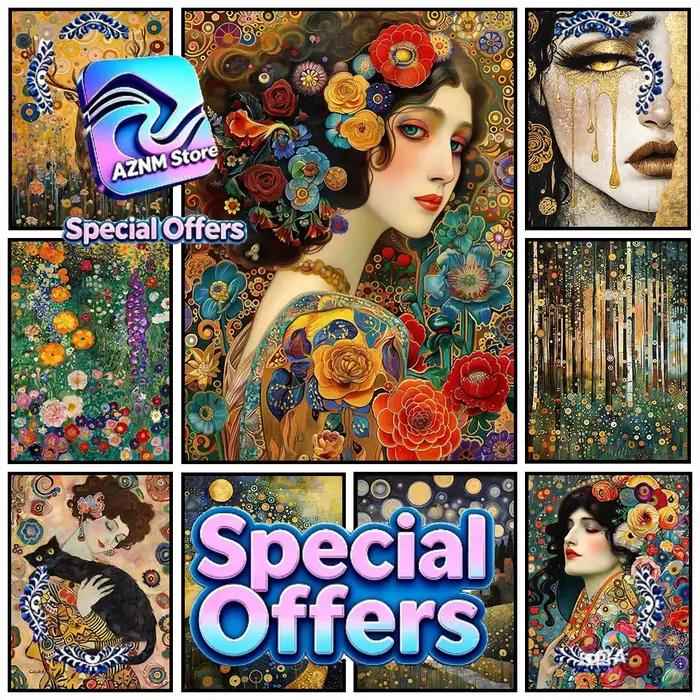 Affiche inspirée de Gustav Klimt