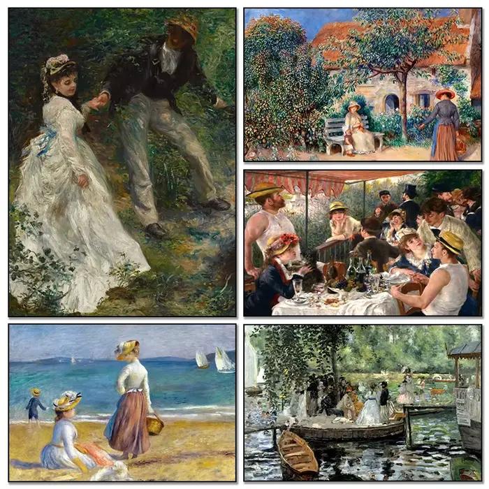 Affiche d'art vintage Pierre Auguste