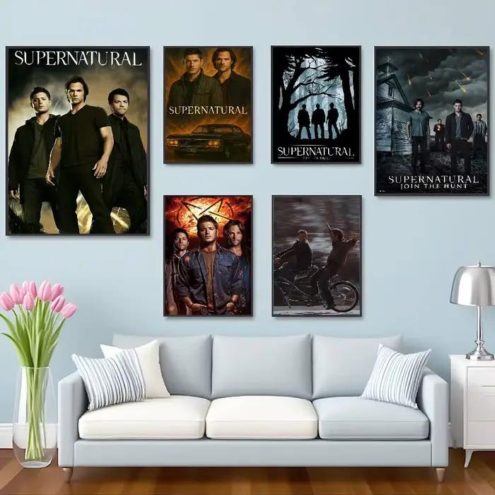 Affiche nordique de film surnaturel HD