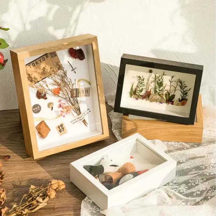 Cadre Photo Flottant Rustique