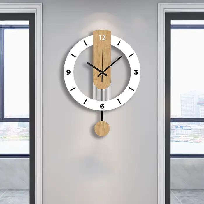 Horloge à pendule créative en acrylique