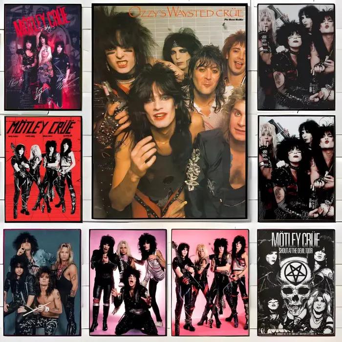 Motley Crues Rock Band Wild Poster