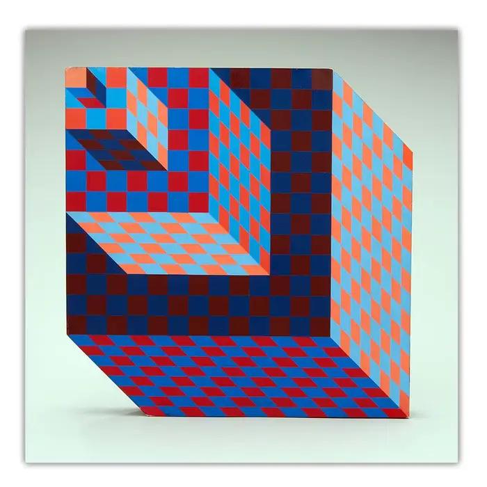 Victor Vasarely optique visuel Art toile peinture à l'huile esthétique photo œuvre