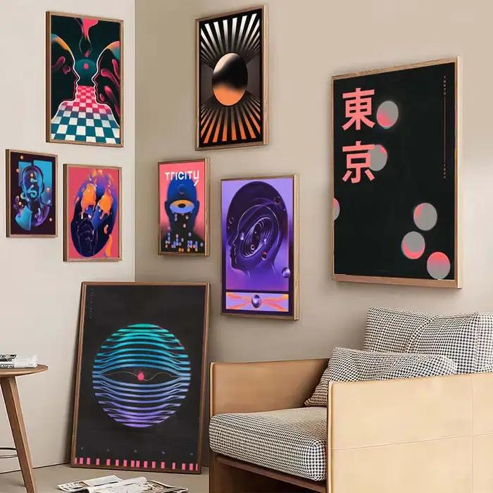 Futurisme abstrait, Art mural