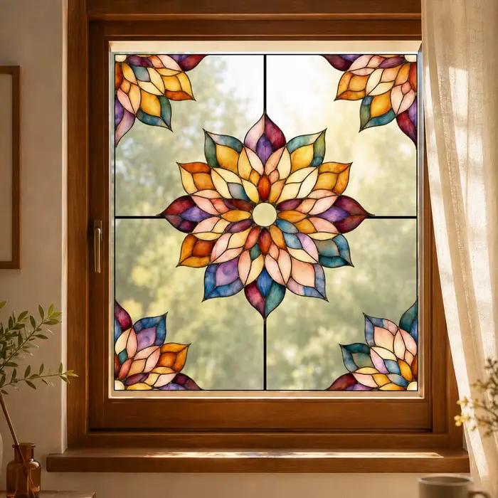 Film décoratif pour fenêtre en verre