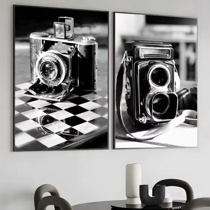 Affiche classique vintage en noir et blanc