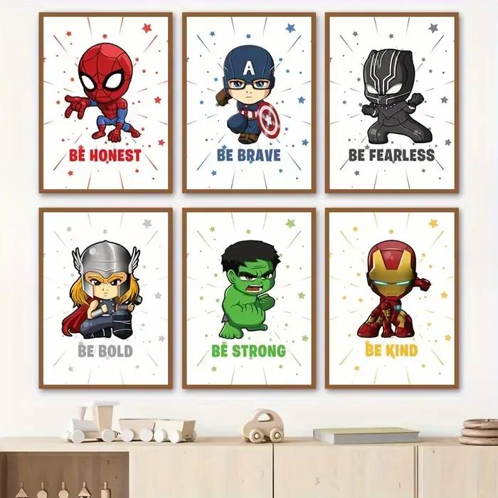 Affiches d'art de super-héros Spider-Man