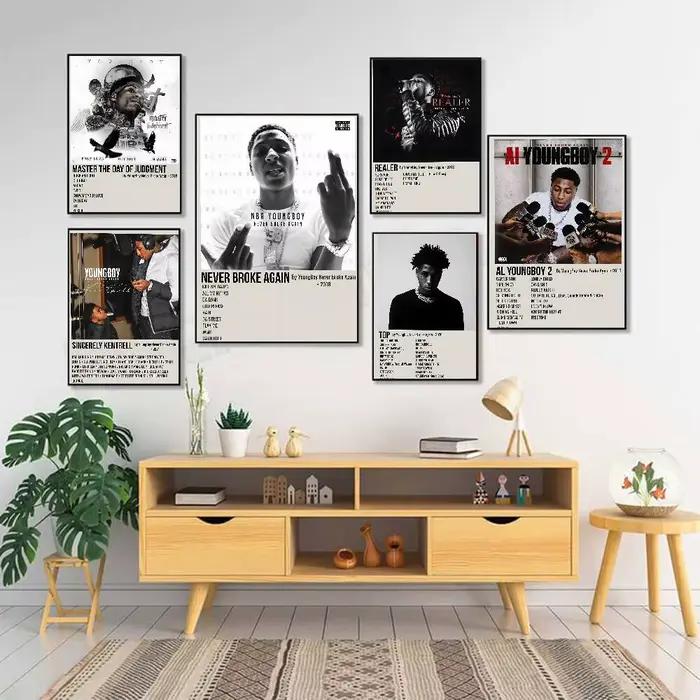 Y-YoungBoy – affiche d'art de rappeur