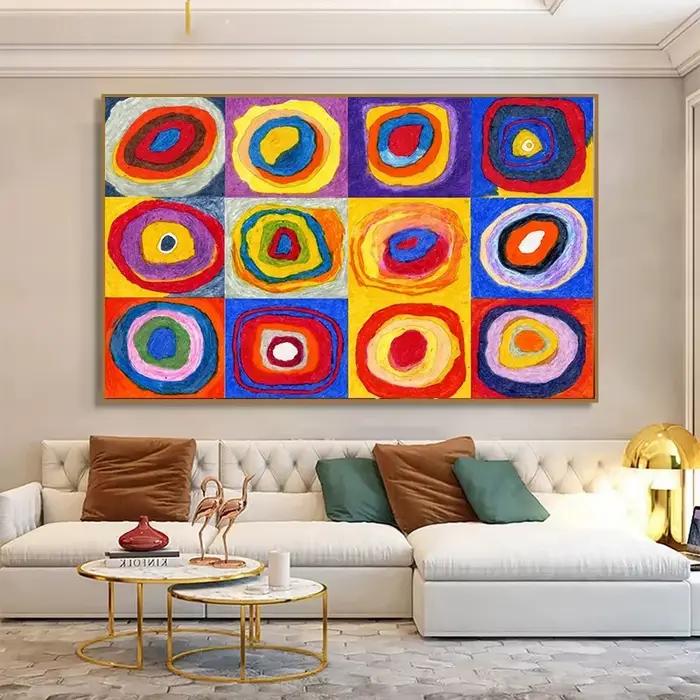 Toile de peinture Vintage Wassily Kandinsky