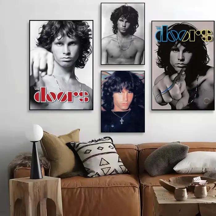 Affiche de groupe de Rock D-Doors Jim Morrison