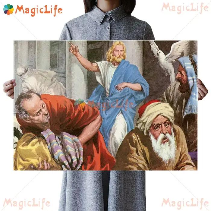 Affiche de prière de croix de Religion vierge marie