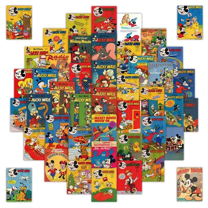 50 autocollants rétro Disney