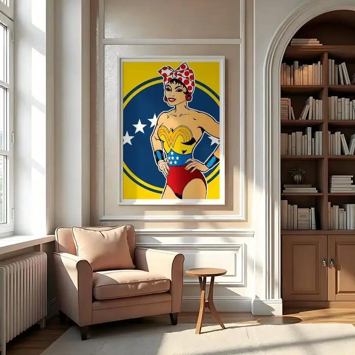 Affiche d'art esthétique Venezuela