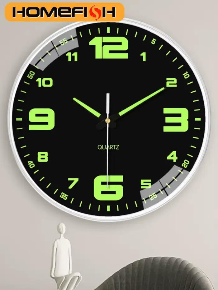Horloge murale lumineuse de 8 pouces