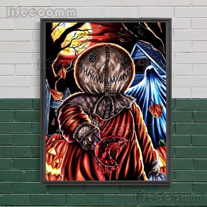 Affiche de Film d'Horreur d'Halloween Imprimée sur Toile