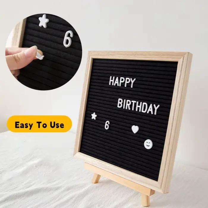 Tableau à lettres en bois Durable