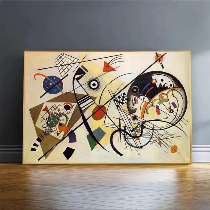 Toile de peinture Vintage Wassily Kandinsky