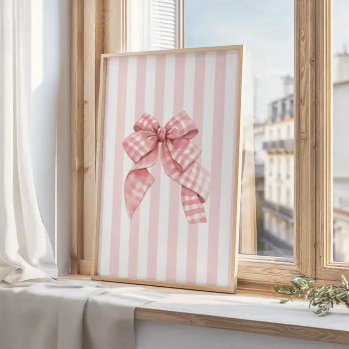 Affiche sans cadre rose pour étudiante