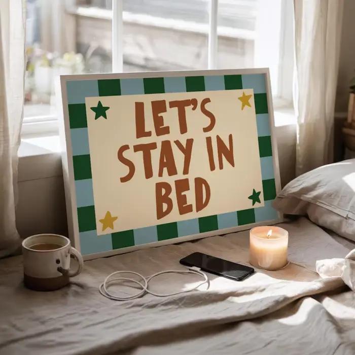 Impression sur toile avec typographie rétro cool