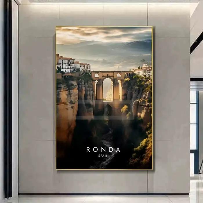 Affiche de voyage d'espagne