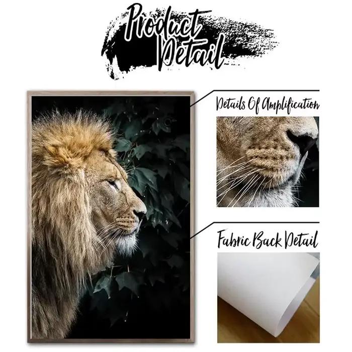 Grande peinture artisanale originale beige et marron