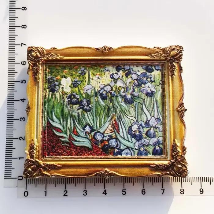 Van Gogh Picasso peinture à l'huile UV cadre Photo peintures de renommée mondiale 3d aimants de réfrigérateur décoration de la maison Collection cadeaux