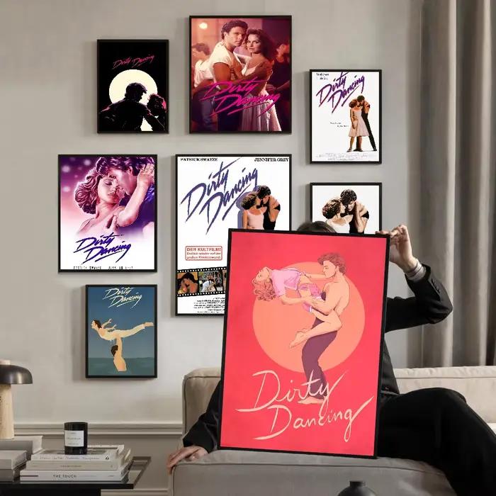 Affiches de film classique de danse sale