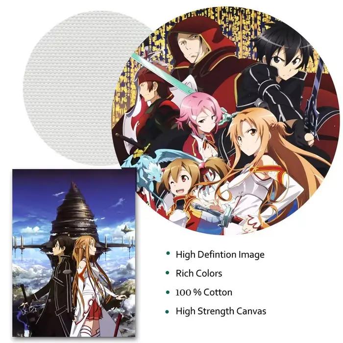 S-Sword Art O-Online SAO peinture calligraphie HD toile