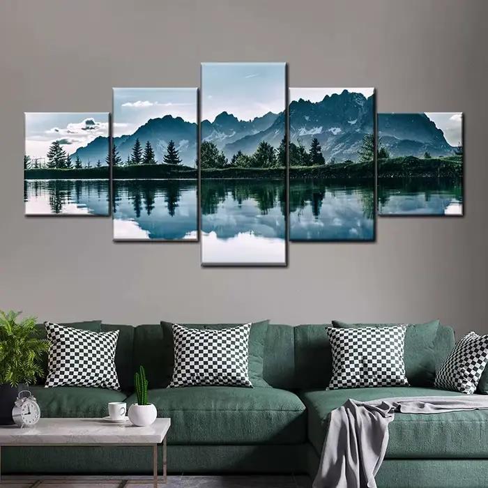 Peinture sur toile de paysage moderne