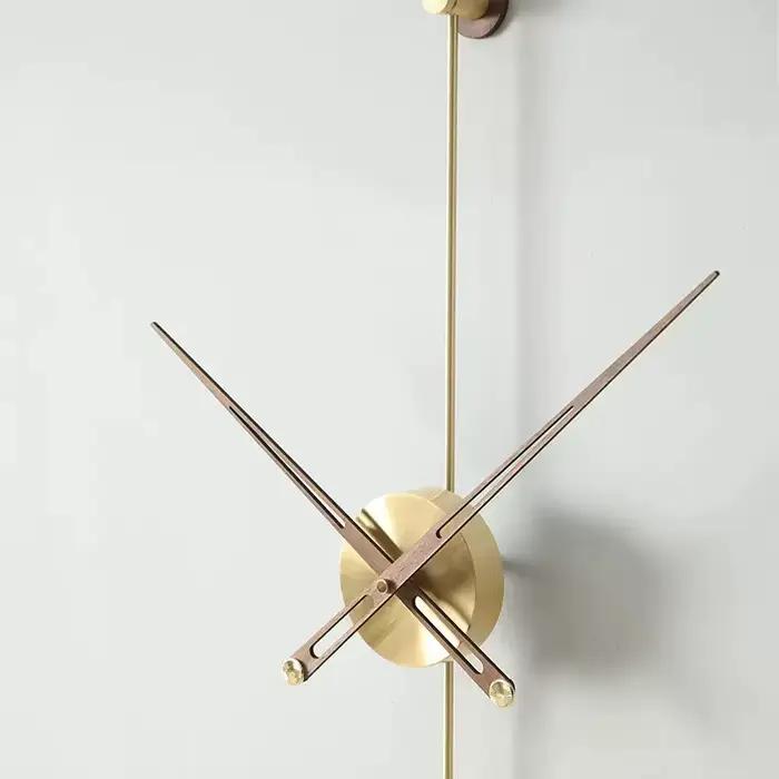Espagne grande horloge murale Design moderne métal luxe montres murales horloges bricolage décor à la maison silencieux salon Orologi Da Parete cadeau